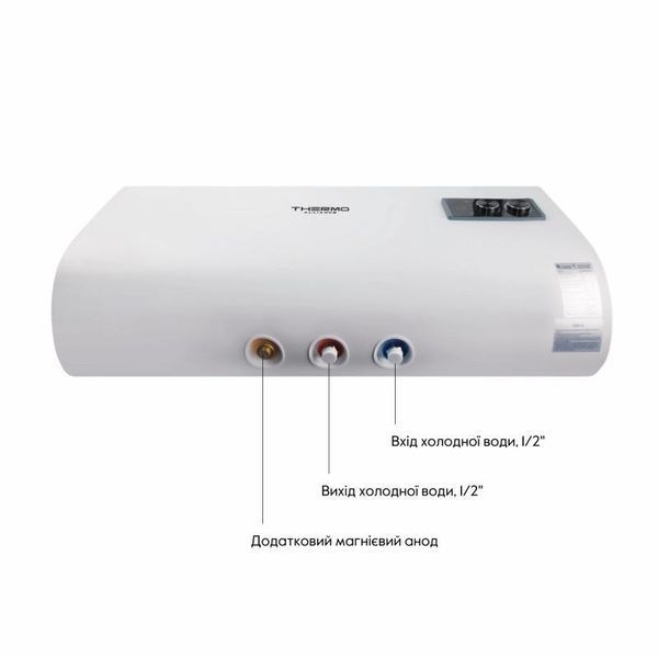 Водонагреватель электрический Thermo Alliance 100 л плоский горизонтальный, мокрый ТЭН 2 кВт (0,8+1,2) SD00032266 фото