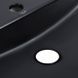 Раковина-чаша Qtap Scorpio 610x400x120 Matt black QT142203MBMBN 2302881091 фото 5