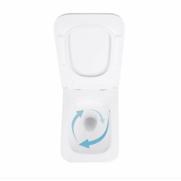 Унітаз підвісний Qtap Gemini безободковий з сидінням Soft-close QT2533076EUQW SD00051554 фото
