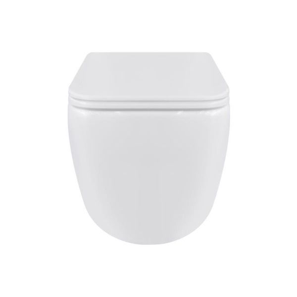 Унітаз підвісний Qtap Gemini безободковий з сидінням Soft-close QT2533076EUQW SD00051554 фото
