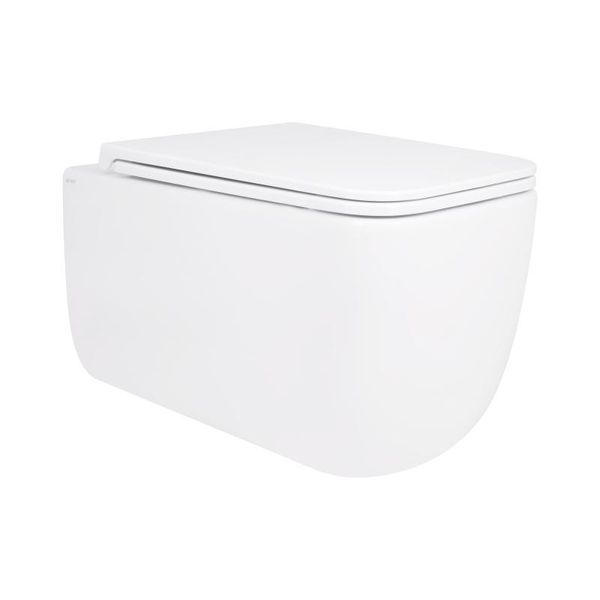 Унітаз підвісний Qtap Gemini безободковий з сидінням Soft-close QT2533076EUQW SD00051554 фото