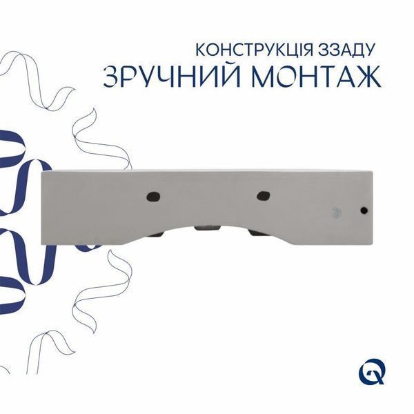 Раковина Qtap Nando LT 600х440х130 White QT12112173WN 2302881092 фото