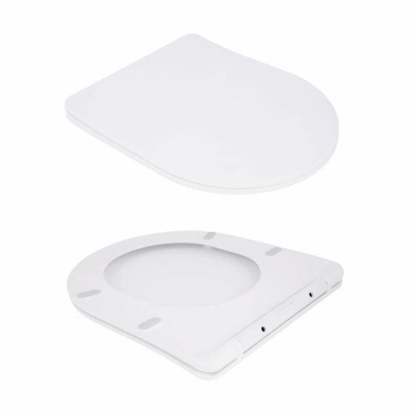 Унитаз подвесной Qtap Robin Mew безобедочный с сиденьем Soft-close QT1333046EUQW SD00050601 фото