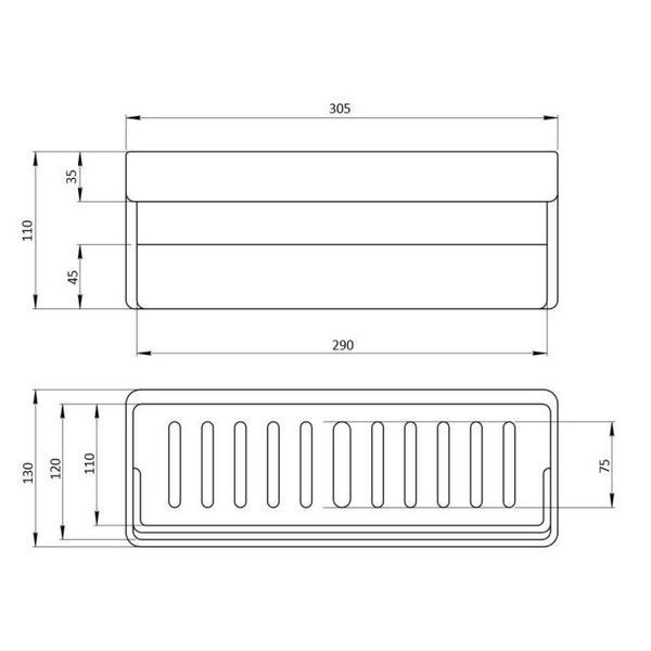 Полка Qtap PL02 SD00031257 фото