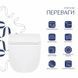 Унітаз підвісний Qtap Gemini безободковий з сидінням Soft-close QT2533076EUQW SD00051554 фото 13
