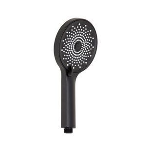 Лійка для ручного душу Lidz Niagara 32 120 мм округла LDNIA32BLM47555 Matt Black 2598800979 фото