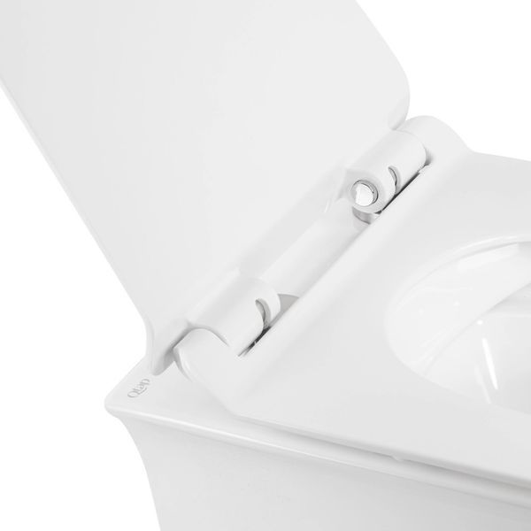 Инсталяция Geberit с кнопкой+Унитаз Virgo подвесной Rimless 485x360x360 мм с сиденьем Slim Duroplast/ Soft-clo 2194708988 фото