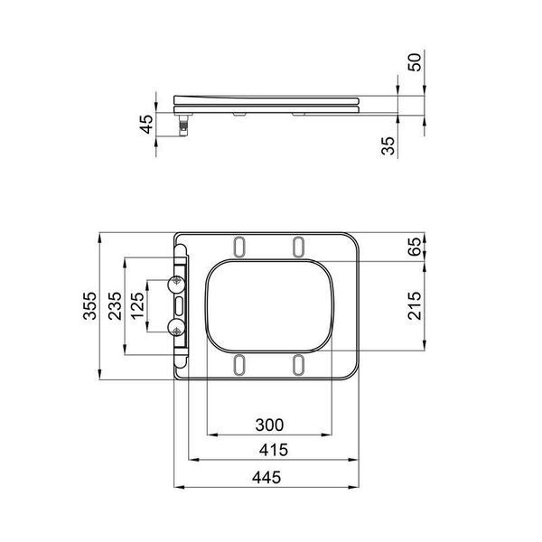Сидения для унитаза Qtap Kalao с микролифтом Slim QT08991213AW SD00049380 фото