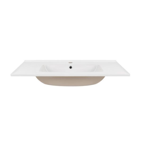 Раковина Qtap Albatross E49 900х490х200 White с донным клапаном QT01119090E49W SD00046200 фото