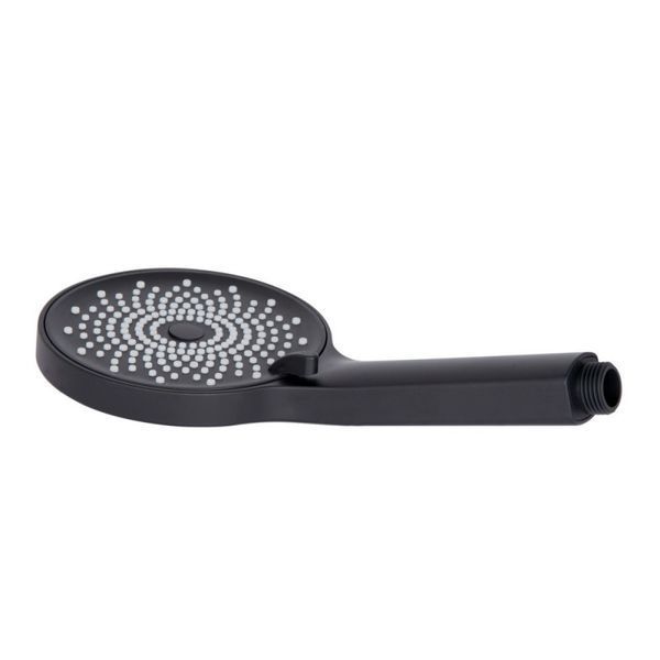 Лійка для ручного душу Lidz Niagara 32 120 мм округла LDNIA32BLM47555 Matt Black 2598800979 фото