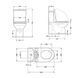 Унитаз-компакт Qtap Presto безободковый с сиденьем Soft-close QT24221217AW SD00045982 фото 12