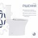 Унитаз-компакт Qtap Presto безободковый с сиденьем Soft-close QT24221217AW SD00045982 фото 14