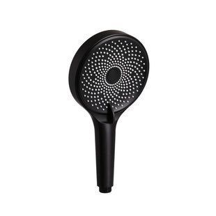 Лійка для ручного душу Qtap Rucni D 130 мм округла QTRUC125BLM45953 Black Matt 2262497185 фото