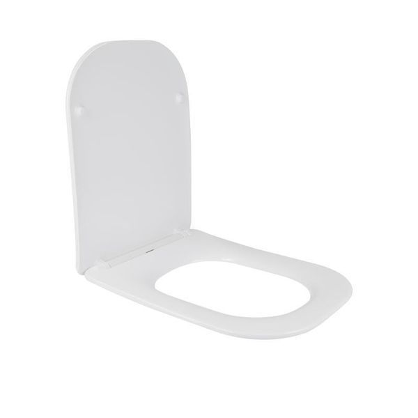 Сидение для унитаза Qtap Nando с микролифтом Slim QT12991222AW SD00049381 фото