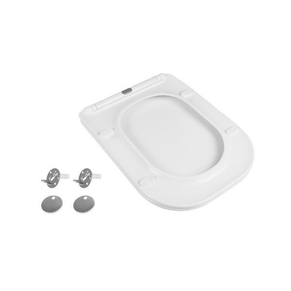Сидение для унитаза Qtap Nando с микролифтом Slim QT12991222AW SD00049381 фото