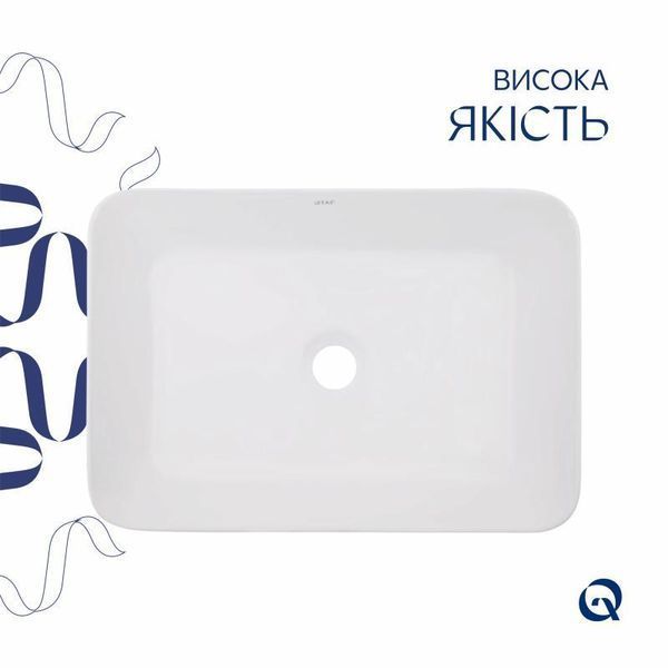 Раковина-чаша Qtap Virgo 490х350х110 White QT18112261WN 2302881094 фото