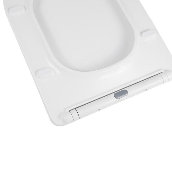 Сидение для унитаза Qtap Nando с микролифтом Slim QT12991222AW SD00049381 фото
