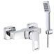 Змішувач для душу Lidz Wawel 010 (з душовим гарнітуром) (k40) LDWAW010CRM45390 Chrome SD00051514 фото 1