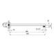 Кронштейн для верхнего душа Qtap Trubice 400NB-1 SD00042088 фото 2