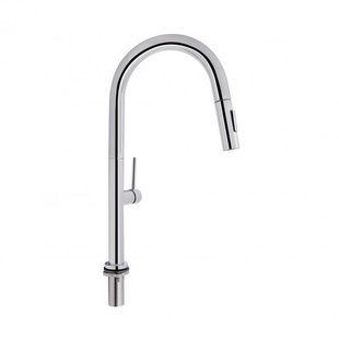 Смеситель для кухни Qtap Lenicka 9138103UC с выдвижным изливом SD00042266 фото