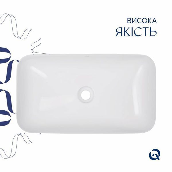 Раковина-чаша Qtap Tern 605x350x140 White QT17112270WN 2302881095 фото