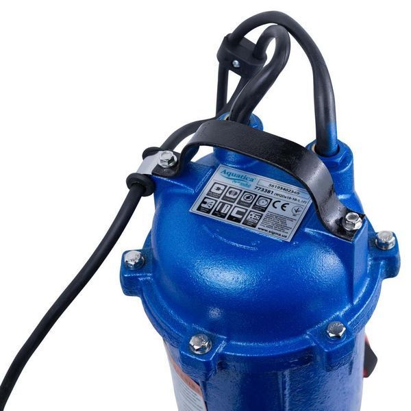 Насос канализационный дренажно-фекальный 1.1кВт Hmax 10м Qmax 250л/мин AQUATICA mid 773381 фото