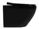 Подвесной унитаз REA CARLO MINI RIMLESS FLAT BLACK черный 2523684749 фото 3