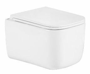 Комплект 5в1: Инсталляция Grohe Rapid + Безободковый Подвесной унитаз Qtap Gemini Ultra Quiet + клавиша хром 2913218460 фото