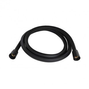 Шланг для ручного душу Qtap Hadice 1600 мм прямоугольний QTHADPVCSQ160B Black Matt SD00051170 фото