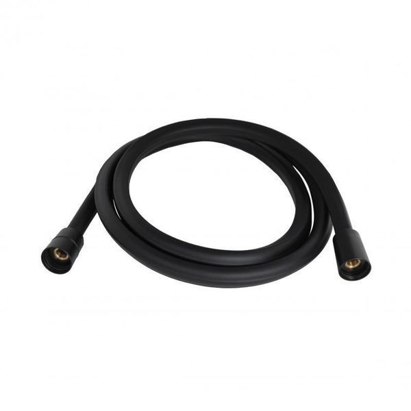 Шланг для ручного душу Qtap Hadice 1600 мм прямоугольний QTHADPVCSQ160B Black Matt SD00051170 фото