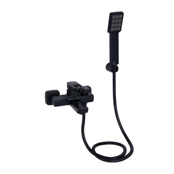 Змішувач для ванни Lidz Wawel 006 (з душовим гарнітуром) (k35) LDWAW006BLA45393 Black SD00051517 фото