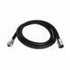 Шланг для ручного душу Qtap Hadice 1600 мм прямоугольний QTHADPVCSQ160B Black Matt SD00051170 фото 4