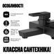 Змішувач для ванни Lidz Wawel 006 (з душовим гарнітуром) (k35) LDWAW006BLA45393 Black SD00051517 фото 3