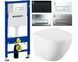 Комплект 5в1: Инсталляция GEBERIT DUOFIX PRO с клавишей(на выбор)+ Подвесной, безободковый унитаз VOLLE AMADEUS Tornado 2834089158 фото 1