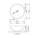 Раковина-чаша Qtap Owl 400х400х155 White QT1911K53WN 2302881097 фото 2