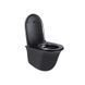 Комплект Qtap Virgo Matt Black 2 в 1: унітаз підвісний Rimless QT1833051ERMB + біде підвісне QT1855051FMB SD00051884 фото 4