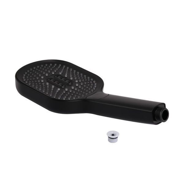 Лійка для ручного душу Qtap Rucni 140*110 мм QTRUC125BLM45961 Black Matt 2262497190 фото