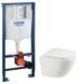 Комплект 5в1:GROHE SET Унітаз підвісний MIXXUS PREMIUM ELLIPSE-0301-R 2696962907 фото 1