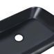 Комплект Qtap Scorpio: Раковина накладна прамокутна 550х390х120 мм Matt Black + Донний клапан PU03 2364863822 фото 5