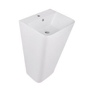 Раковина для підлоги моноблок Qtap Tern 440х380х830mm White QT1711G302WN 2302881099 фото
