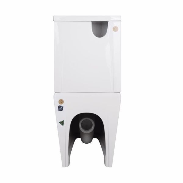Унитаз-компакт Qtap Crow безободковый с сиденьем Soft-close QT05222170W SD00036221 фото