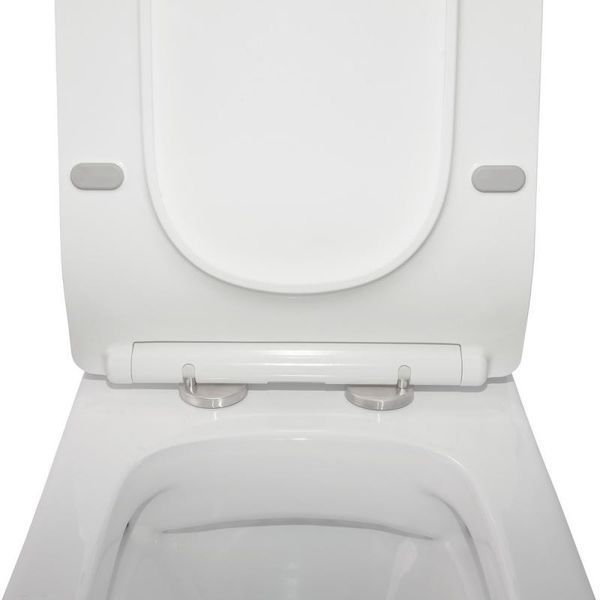 Унитаз-компакт Qtap Crow безободковый с сиденьем Soft-close QT05222170W SD00036221 фото
