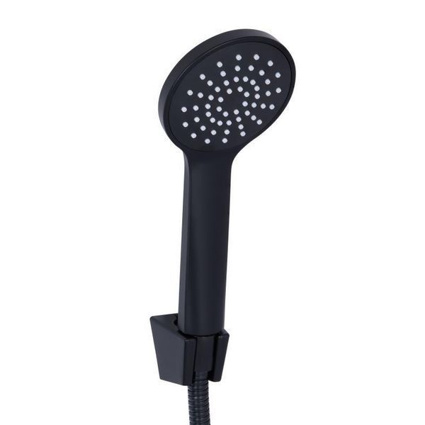 Змішувач для ванни Lidz Latwa 006 (з душовим гарнітуром) (k35) LDLAT006BLA45419 Black SD00051543 фото