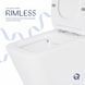 Унитаз-компакт Qtap Crow безободковый с сиденьем Soft-close QT05222170W SD00036221 фото 16