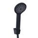 Змішувач для ванни Lidz Latwa 006 (з душовим гарнітуром) (k35) LDLAT006BLA45419 Black SD00051543 фото 7