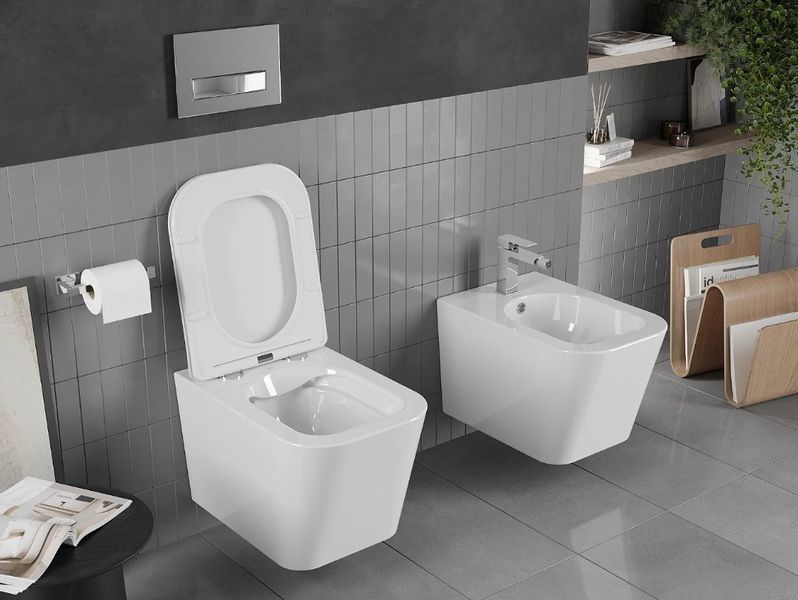 Подвесной унитаз MEXEN TEO WHITE SLIM белый 2523700181 фото