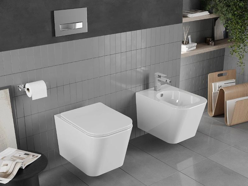 Подвесной унитаз MEXEN TEO WHITE SLIM белый 2523700181 фото