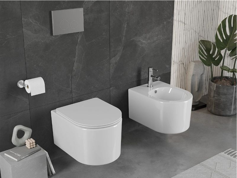 Подвесной унитаз MEXEN SOFIA WHITE SLIM белый 2523708242 фото