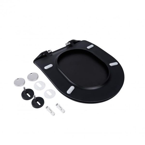Сидения для унитаза Qtap (Robin, Scorpio) с микролифтом Slim QT99U184UF450MB SD00046079 фото