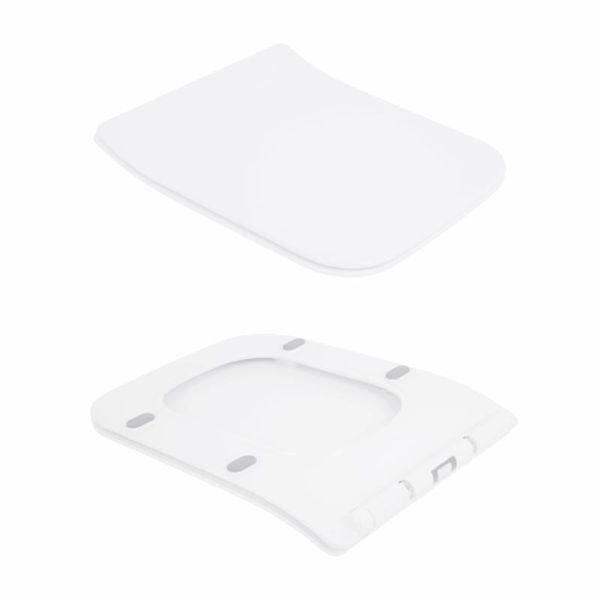 Унитаз подвесной Qtap Crow безободковый с сиденьем Soft-close QT05335170W SD00036222 фото
